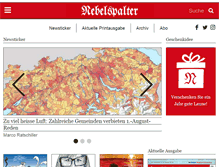 Tablet Screenshot of nebelspalter.ch